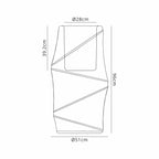 Mantra - Bambu Outdoor Acrylic Plant Pot (No Light) - Luminosity Designs Ltd