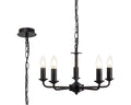 Deco - Banyan 5 Light Multi Armed Fitting with E14 Lampholders, NOT inc shade (Deco D0358) - Luminosity Designs Ltd