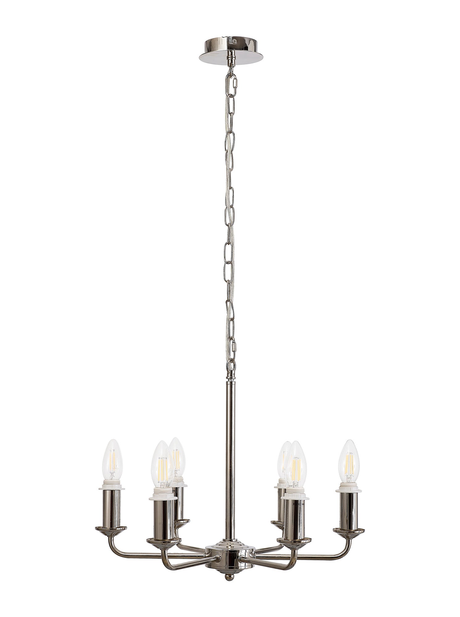 Deco - Banyan 6 Light Armed Traditional Candelabra E14 (Deco D0671) - Luminosity Designs Ltd
