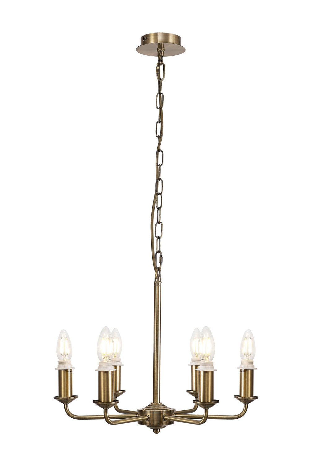Deco - Banyan 6 Light Armed Traditional Candelabra E14 (Deco D0671) - Luminosity Designs Ltd