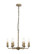 Deco - Banyan 6 Light Armed Traditional Candelabra E14 (Deco D0671) - Luminosity Designs Ltd