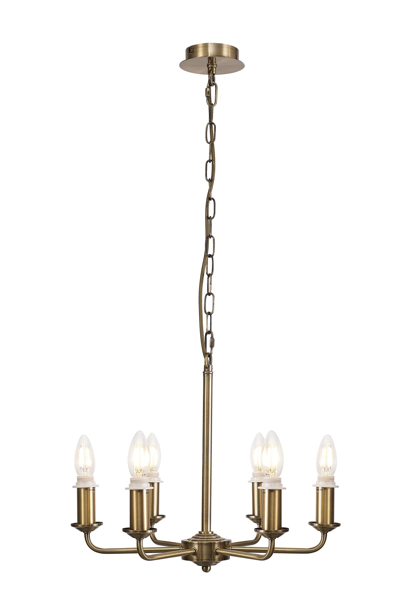 Deco - Banyan 6 Light Armed Traditional Candelabra E14 (Deco D0671) - Luminosity Designs Ltd