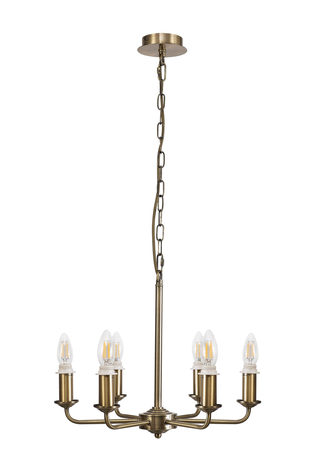 Deco - Banyan 6 Light Armed Traditional Candelabra E14 (Deco D0671) - Luminosity Designs Ltd