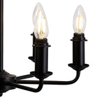 Deco - Banyan 6 Light Armed Traditional Candelabra E14 (Deco D0671) - Luminosity Designs Ltd