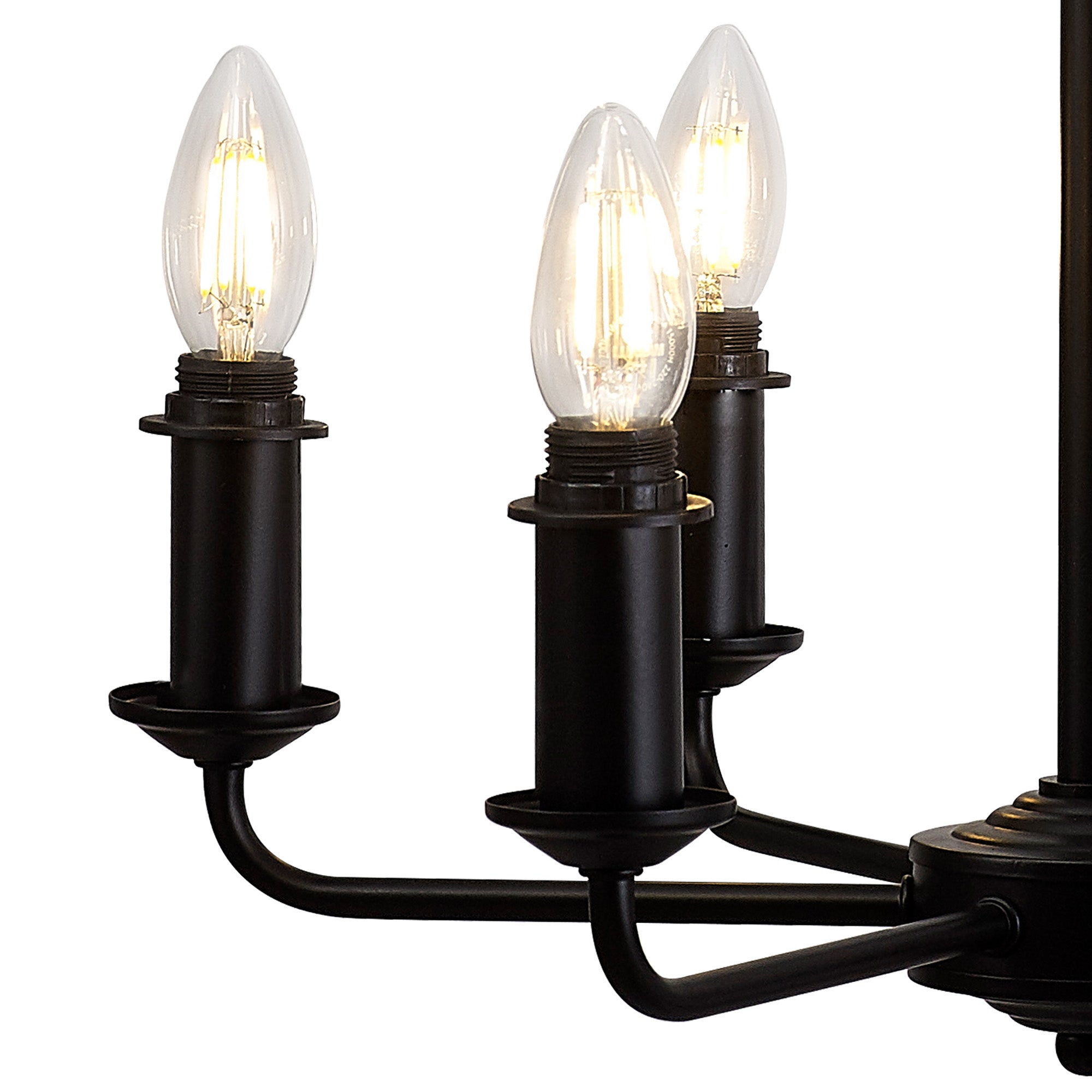 Deco - Banyan 6 Light Armed Traditional Candelabra E14 (Deco D0671) - Luminosity Designs Ltd