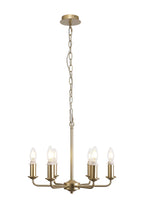 Deco - Banyan 6 Light Armed Traditional Candelabra E14 (Deco D0671) - Luminosity Designs Ltd