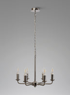 Deco - Banyan 6 Light Armed Traditional Candelabra E14 (Deco D0671) - Luminosity Designs Ltd