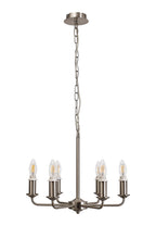 Deco - Banyan 6 Light Armed Traditional Candelabra E14 (Deco D0671) - Luminosity Designs Ltd