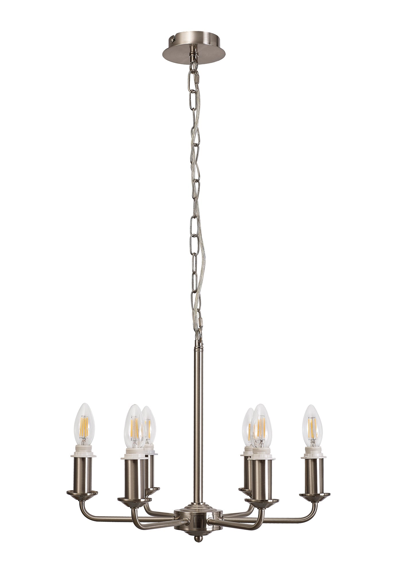 Deco - Banyan 6 Light Armed Traditional Candelabra E14 (Deco D0671) - Luminosity Designs Ltd
