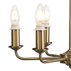 Deco - Banyan 6 Light Armed Traditional Candelabra E14 (Deco D0671) - Luminosity Designs Ltd