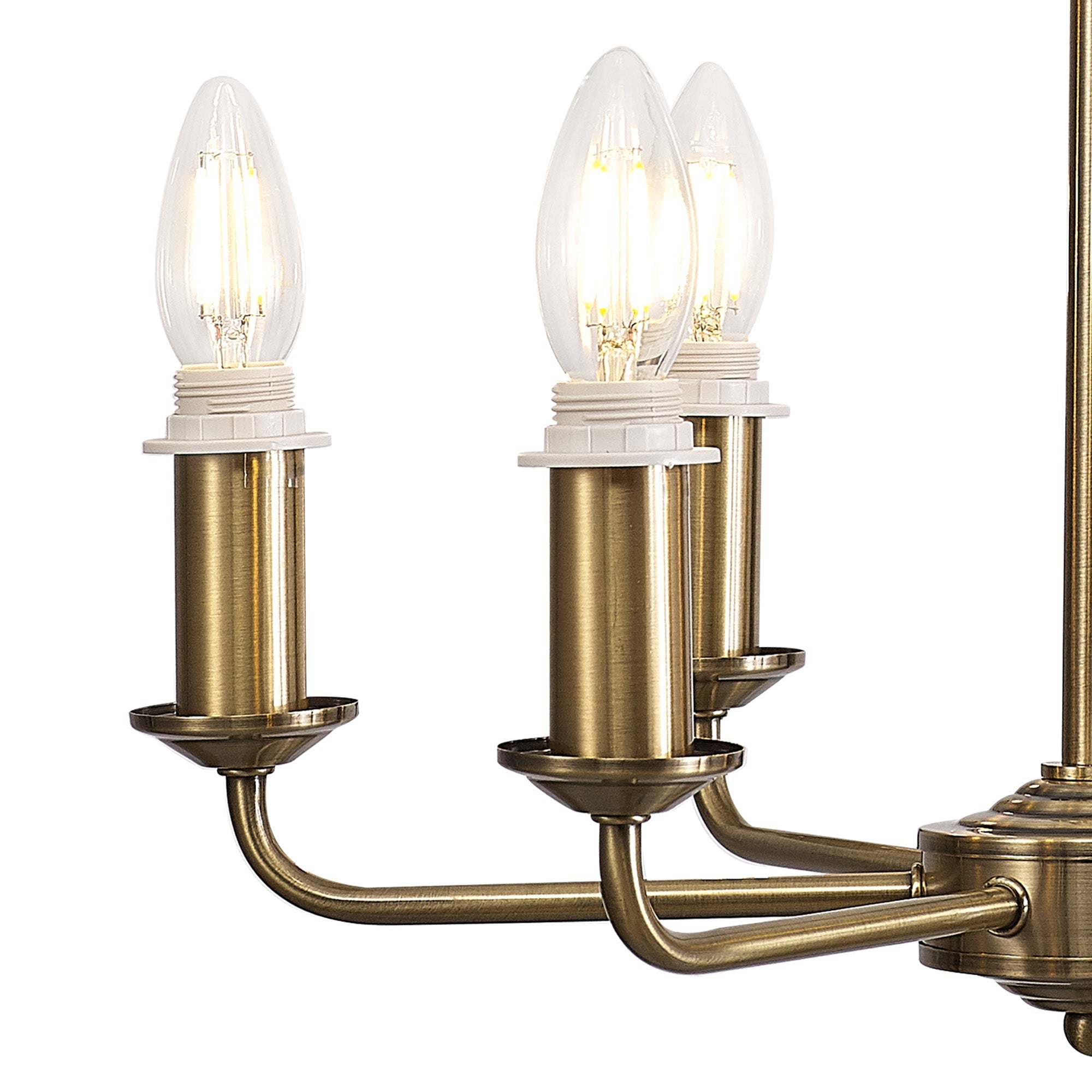Deco - Banyan 6 Light Armed Traditional Candelabra E14 (Deco D0671) - Luminosity Designs Ltd