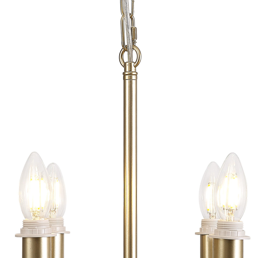 Deco - Banyan 6 Light Armed Traditional Candelabra E14 (Deco D0671) - Luminosity Designs Ltd