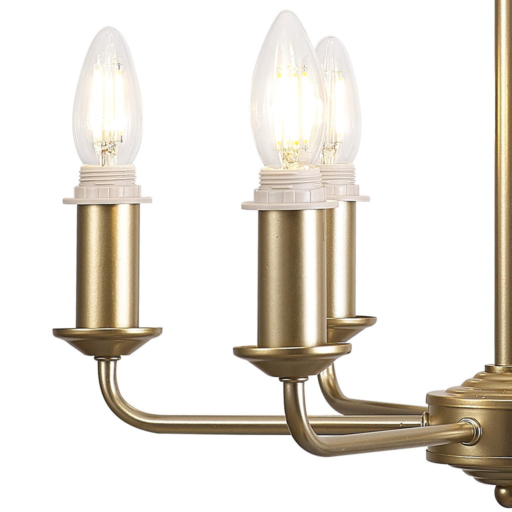 Deco - Banyan 6 Light Armed Traditional Candelabra E14 (Deco D0671) - Luminosity Designs Ltd
