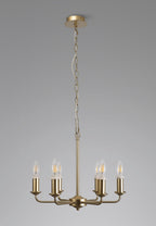 Deco - Banyan 6 Light Armed Traditional Candelabra E14 (Deco D0671) - Luminosity Designs Ltd