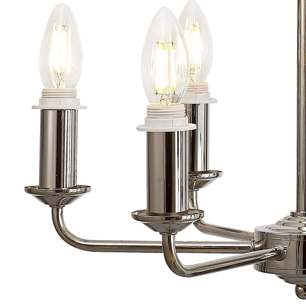 Deco - Banyan 6 Light Armed Traditional Candelabra E14 (Deco D0671) - Luminosity Designs Ltd