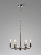Deco - Banyan 6 Light Armed Traditional Candelabra E14 (Deco D0671) - Luminosity Designs Ltd