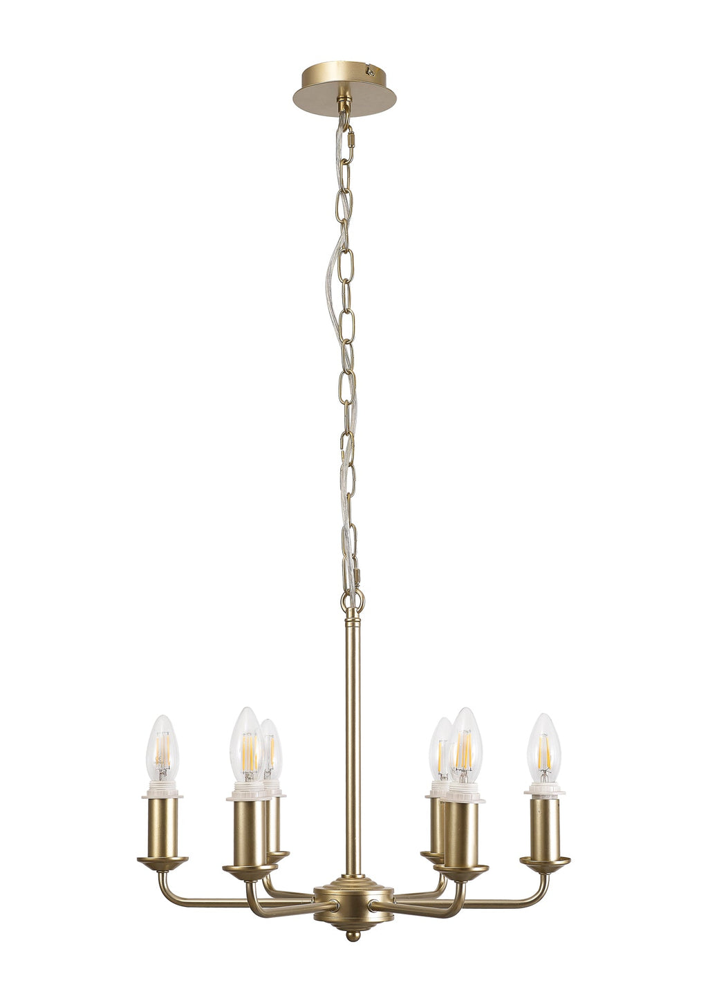 Deco - Banyan 6 Light Armed Traditional Candelabra E14 (Deco D0671) - Luminosity Designs Ltd