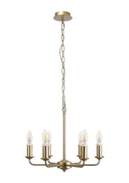 Deco - Banyan 6 Light Armed Traditional Candelabra E14 (Deco D0671) - Luminosity Designs Ltd