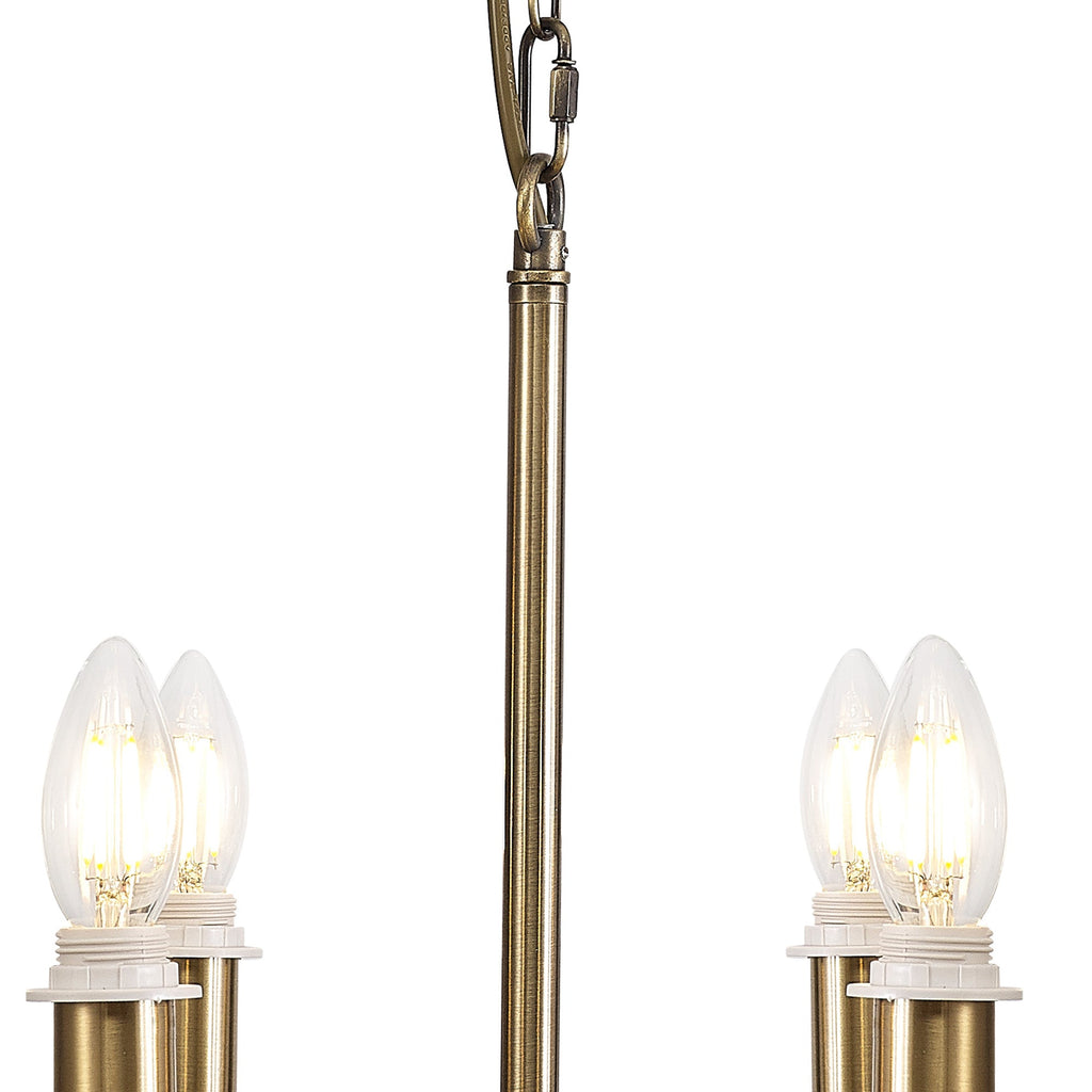 Deco - Banyan 6 Light Armed Traditional Candelabra E14 (Deco D0671) - Luminosity Designs Ltd