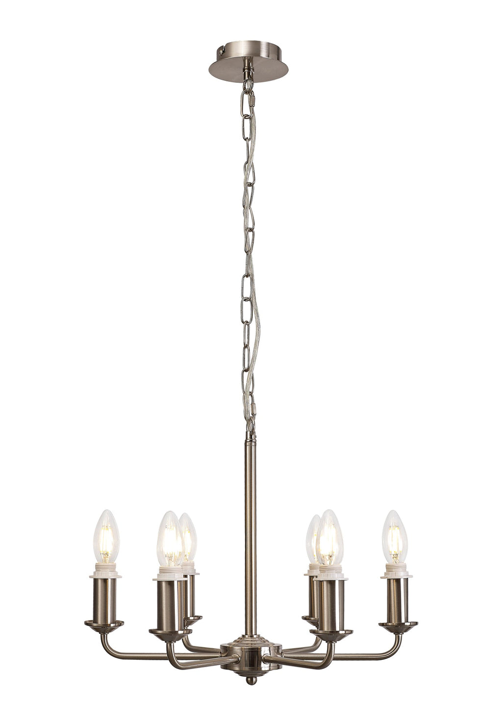 Deco - Banyan 6 Light Armed Traditional Candelabra E14 (Deco D0671) - Luminosity Designs Ltd