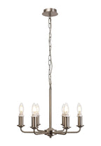 Deco - Banyan 6 Light Armed Traditional Candelabra E14 (Deco D0671) - Luminosity Designs Ltd