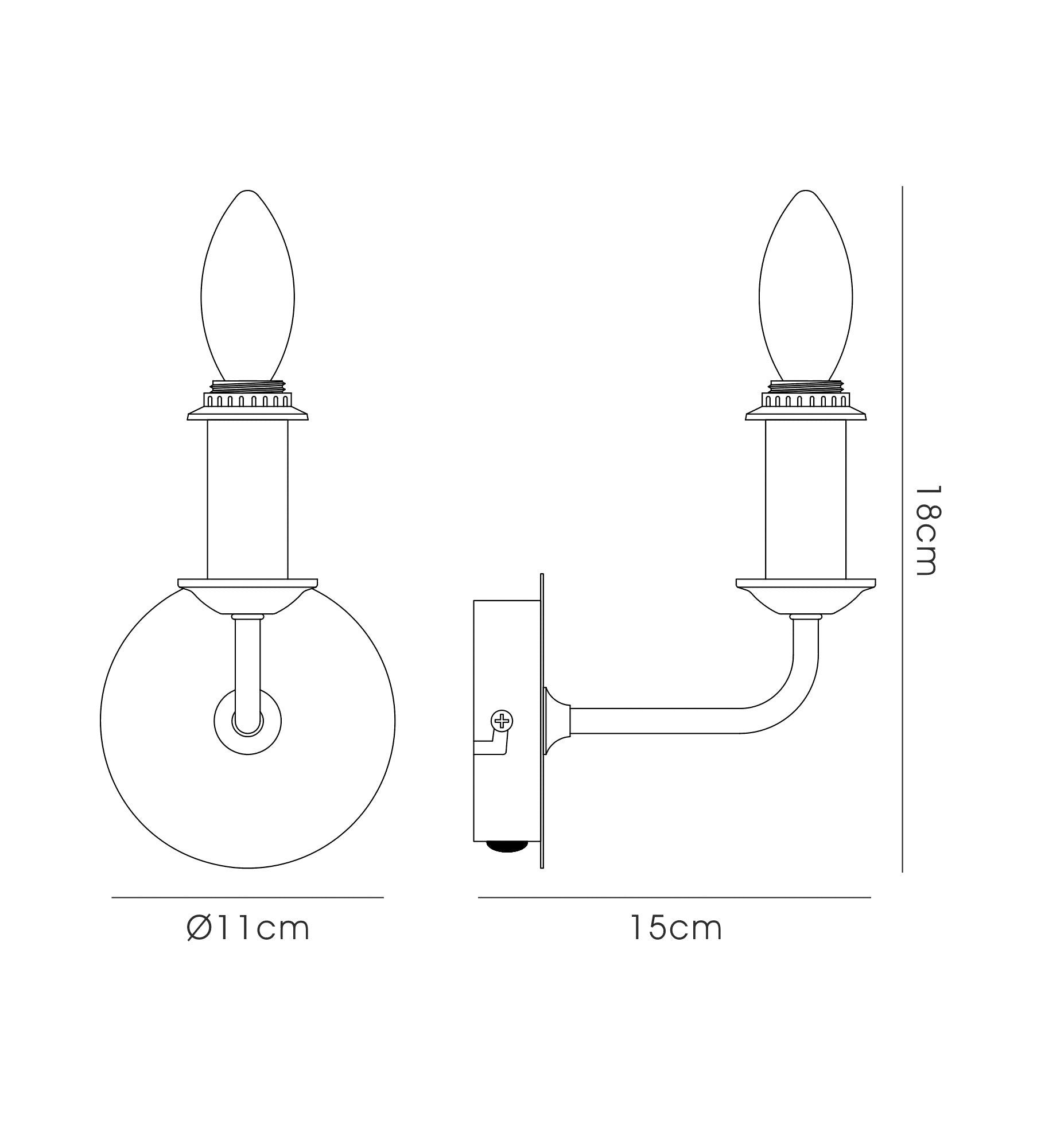 Deco - Banyan Single Wall Light - Luminosity Designs Ltd