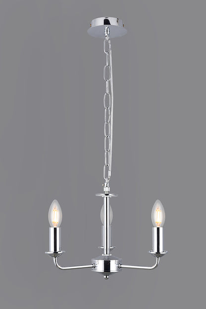 Banyan 3 Light E14 Candleabra NOT inc Shade  (Deco D0354)