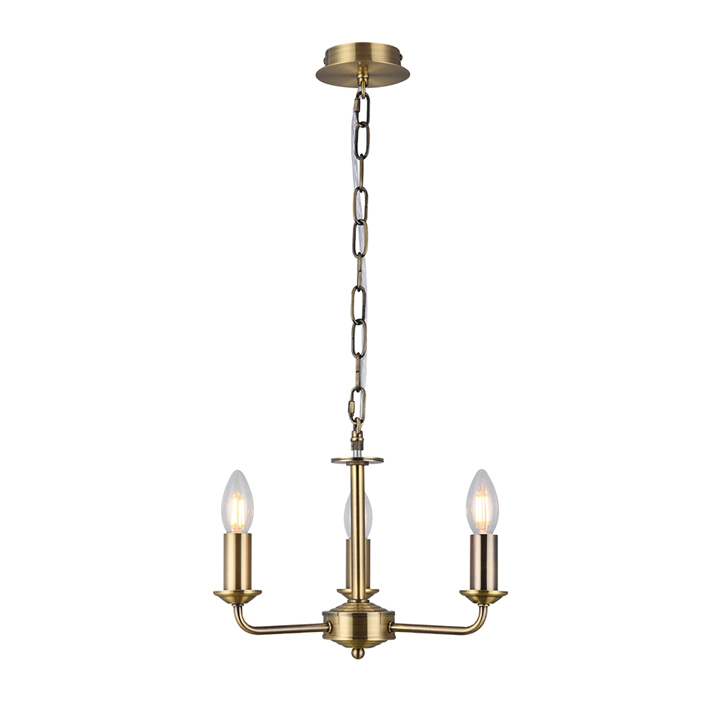 Banyan 3 Light E14 Candleabra NOT inc Shade  (Deco D0354)