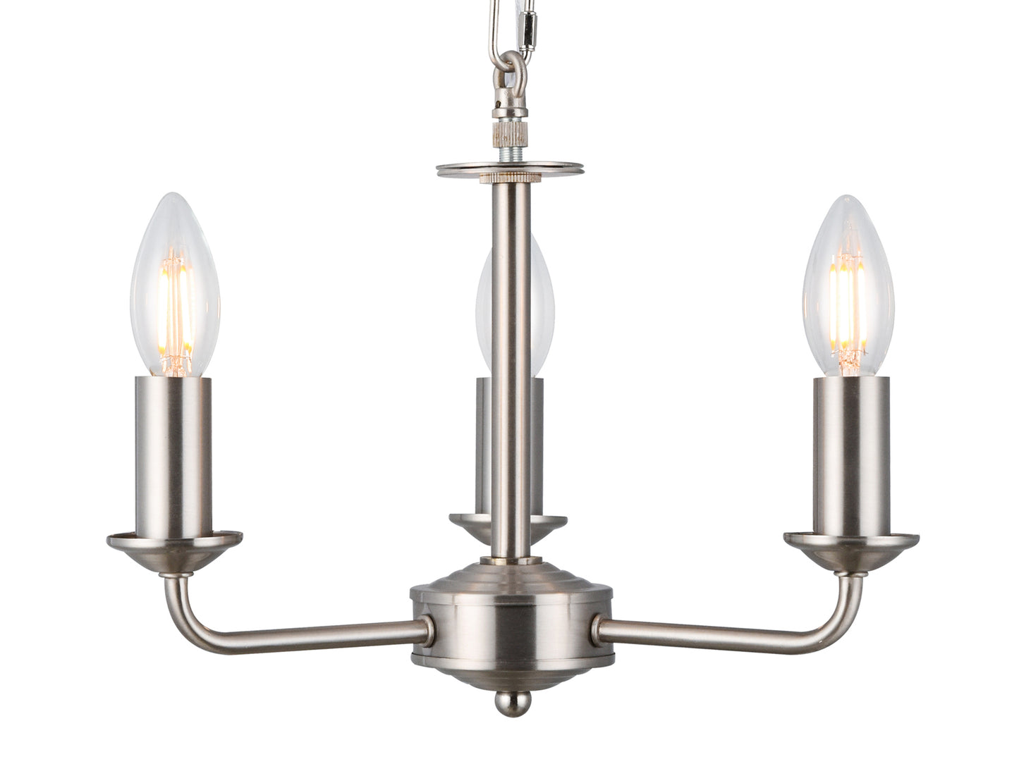 Banyan 3 Light E14 Candleabra NOT inc Shade  (Deco D0354)