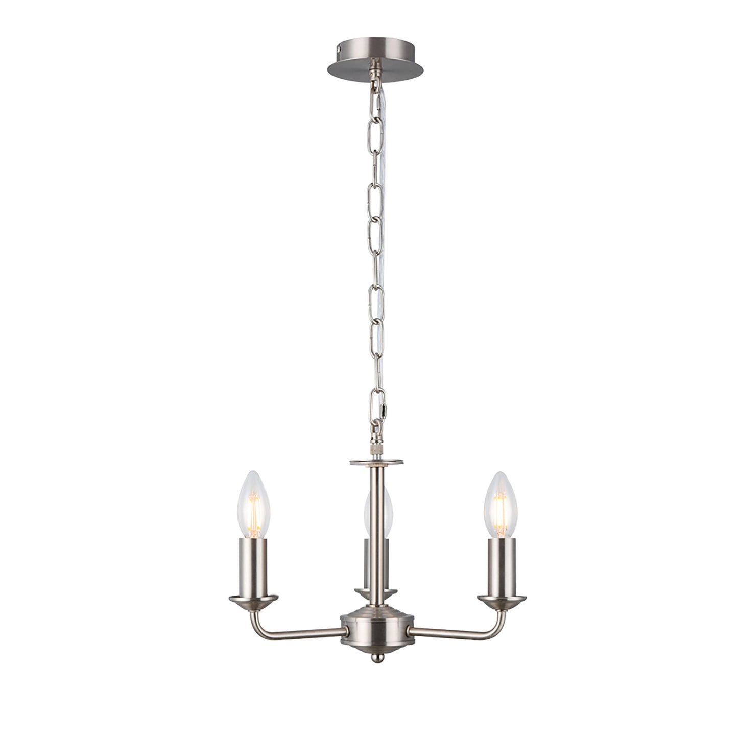 Banyan 3 Light E14 Candleabra NOT inc Shade  (Deco D0354)