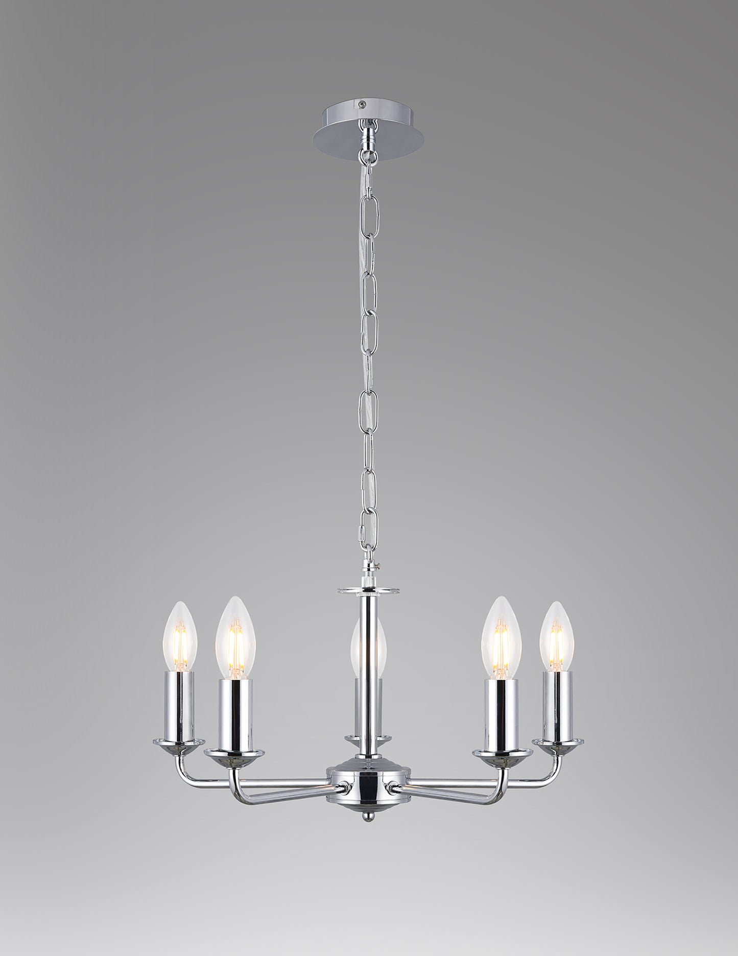 Banyan 5 Light Multi Armed Fitting with E14 Lampholders, NOT inc shade  (Deco D0358)