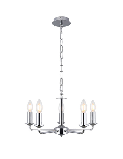 Banyan 5 Light Multi Armed Fitting with E14 Lampholders, NOT inc shade  (Deco D0358)