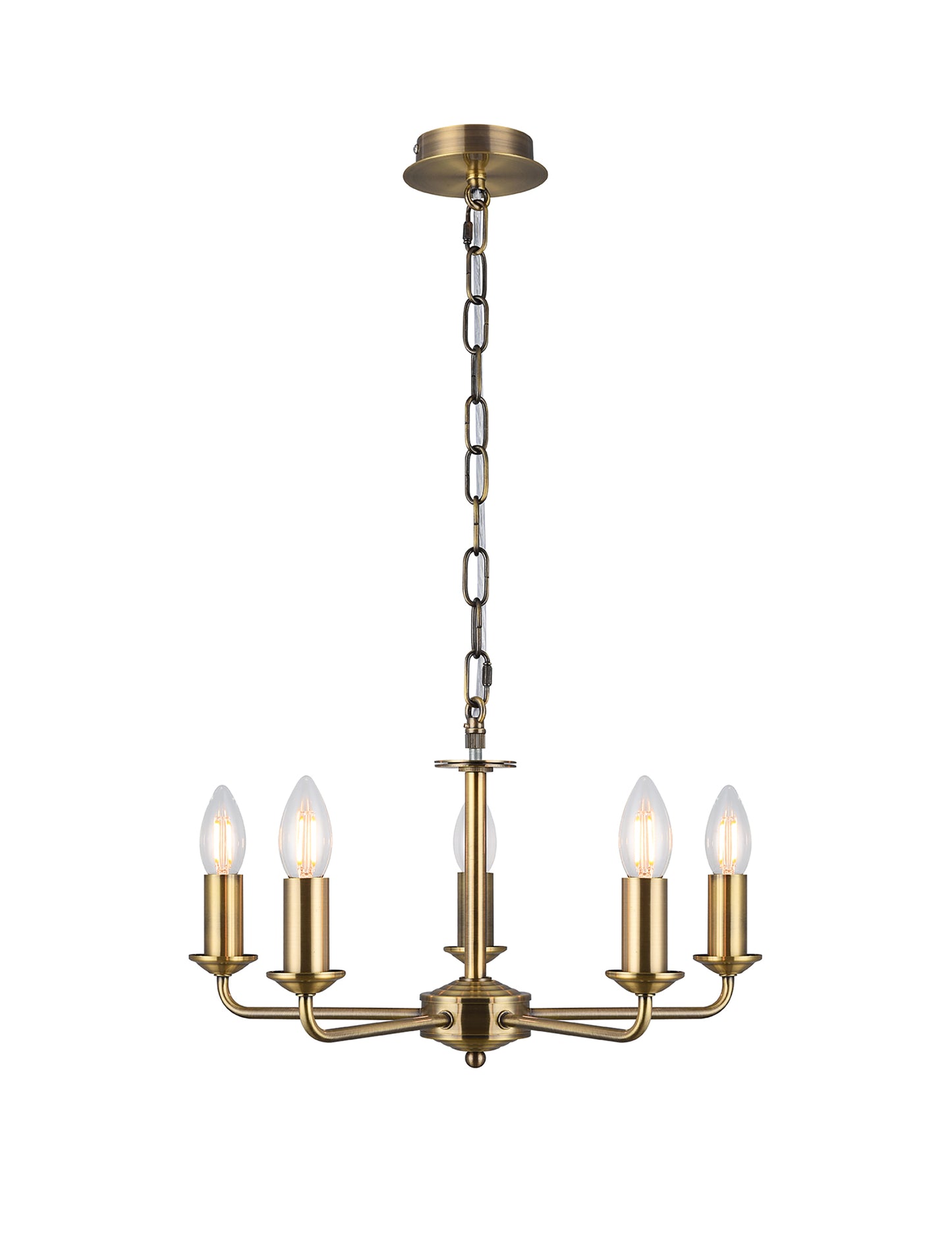 Banyan 5 Light Multi Armed Fitting with E14 Lampholders, NOT inc shade  (Deco D0358)