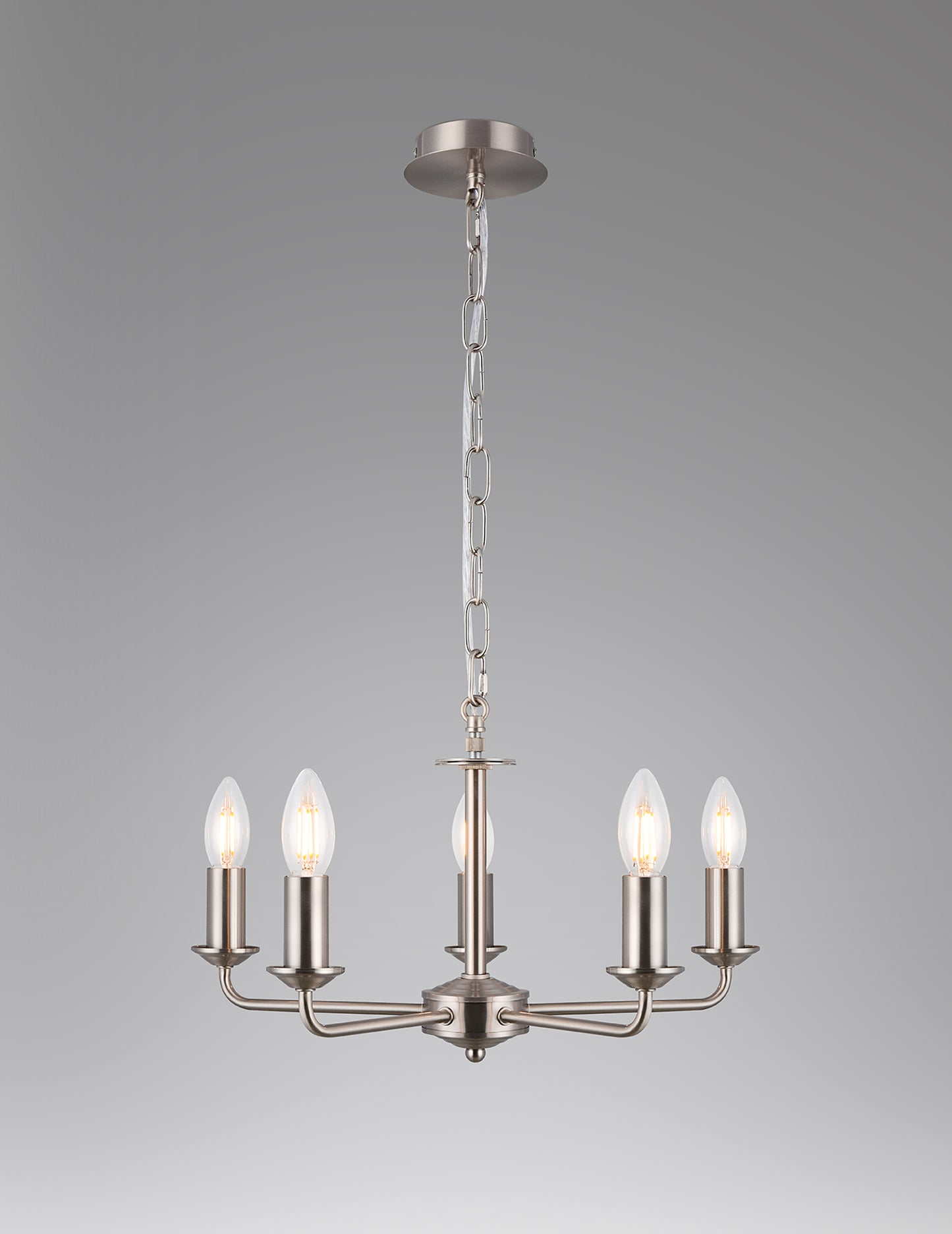 Banyan 5 Light Multi Armed Fitting with E14 Lampholders, NOT inc shade  (Deco D0358)