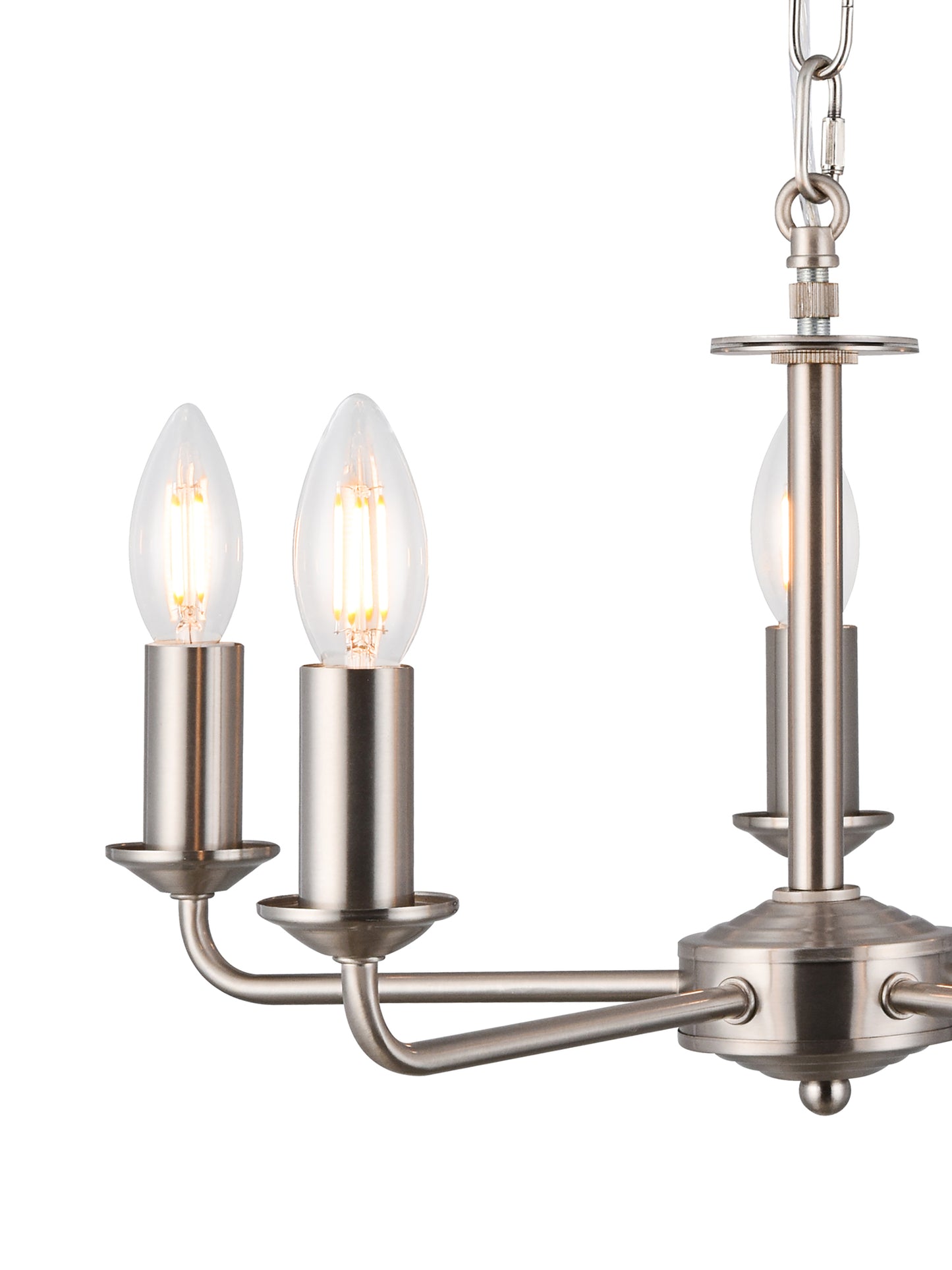 Banyan 5 Light Multi Armed Fitting with E14 Lampholders, NOT inc shade  (Deco D0358)