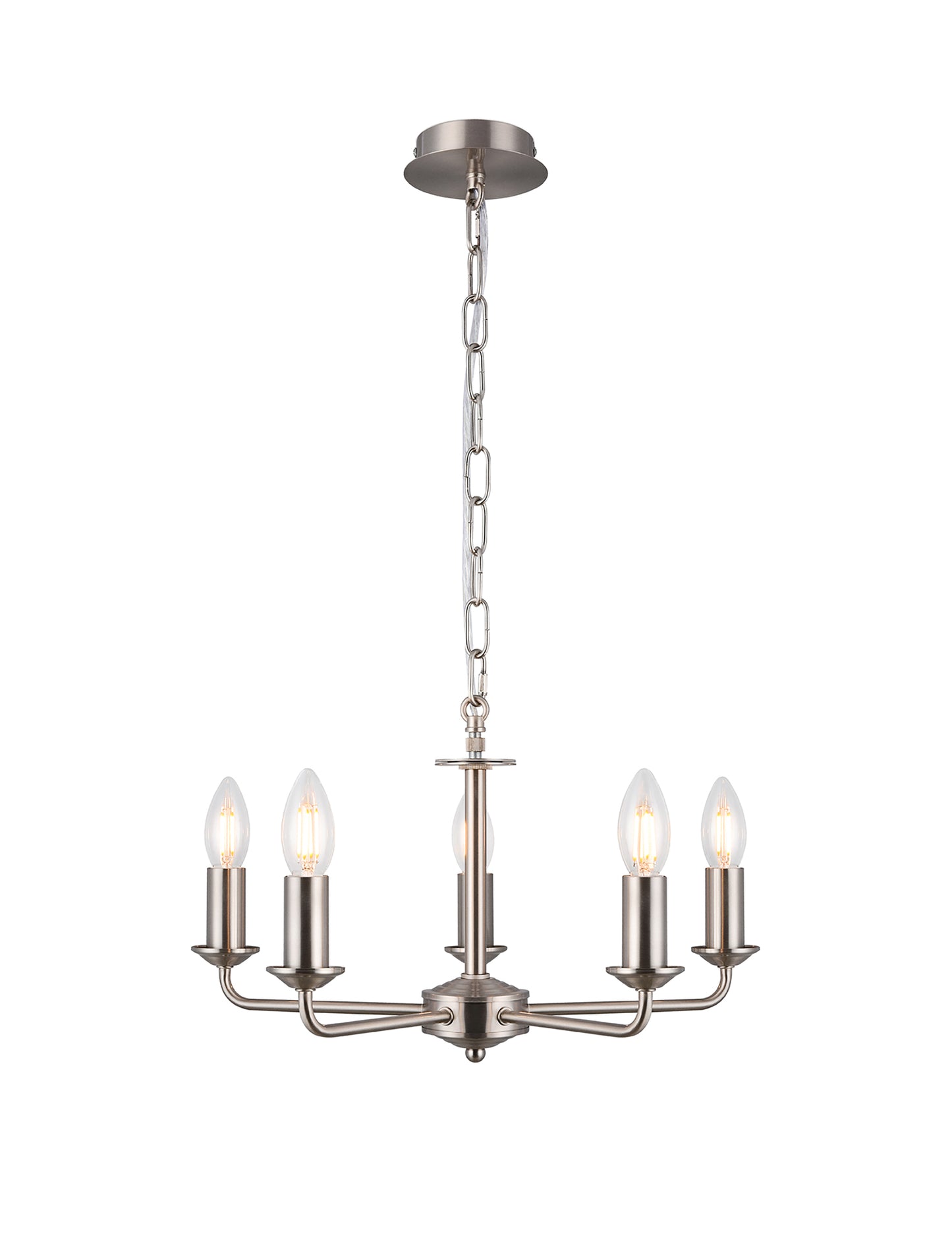 Banyan 5 Light Multi Armed Fitting with E14 Lampholders, NOT inc shade  (Deco D0358)