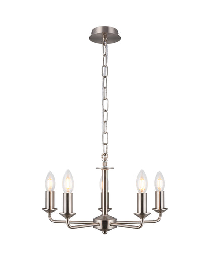 Banyan 5 Light Multi Armed Fitting with E14 Lampholders, NOT inc shade  (Deco D0358)