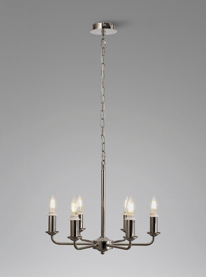 Banyan 6 Light Armed Traditional Candelabra E14   (Deco D0671)