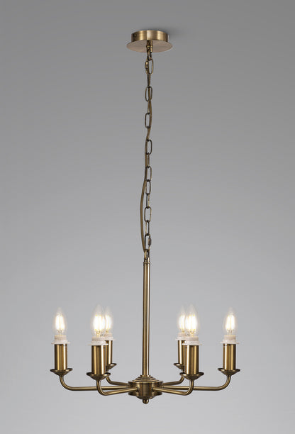 Banyan 6 Light Armed Traditional Candelabra E14   (Deco D0671)