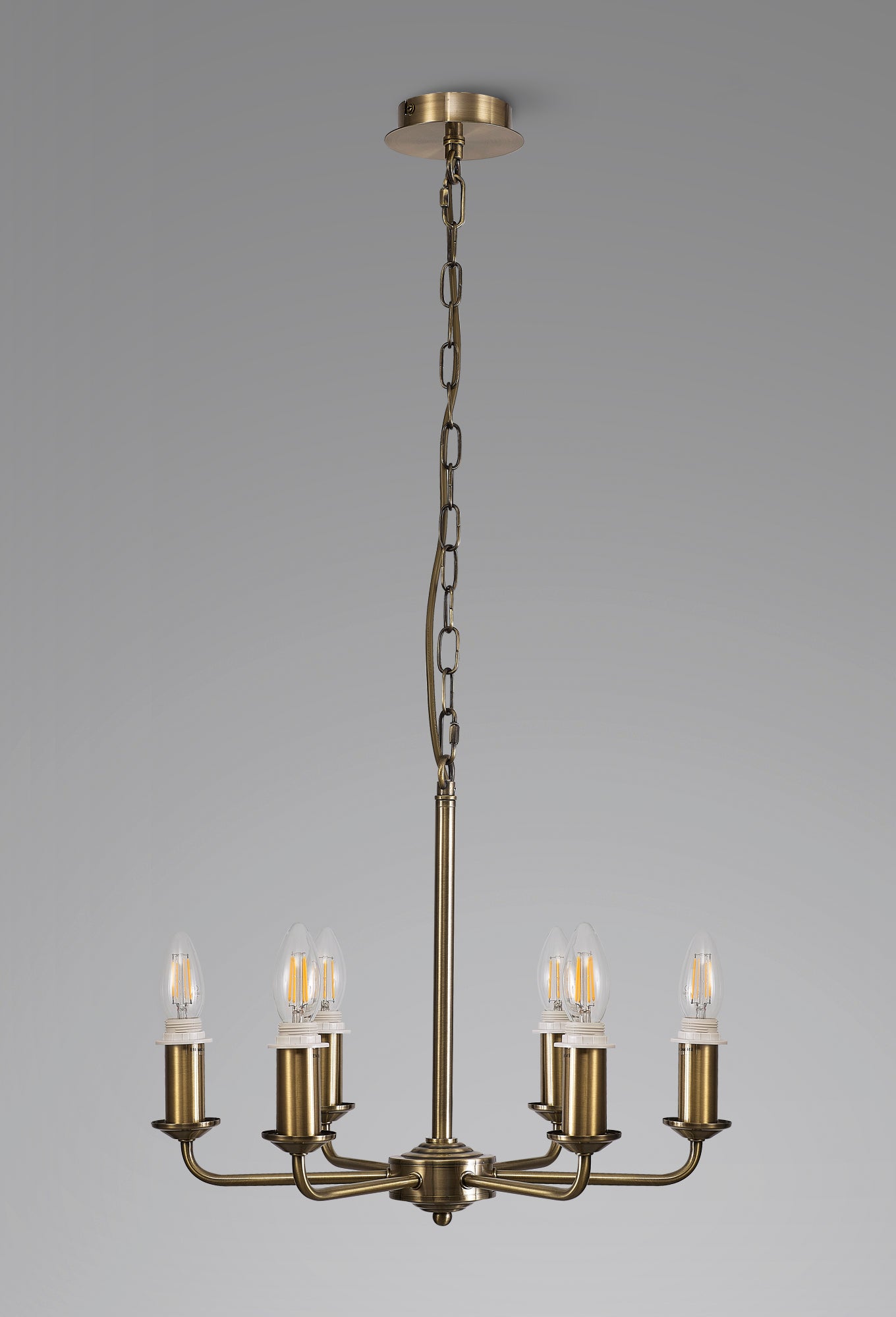 Banyan 6 Light Armed Traditional Candelabra E14   (Deco D0671)