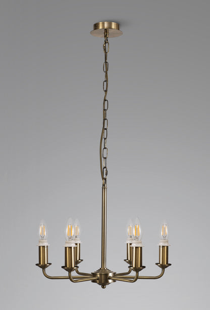 Banyan 6 Light Armed Traditional Candelabra E14   (Deco D0671)