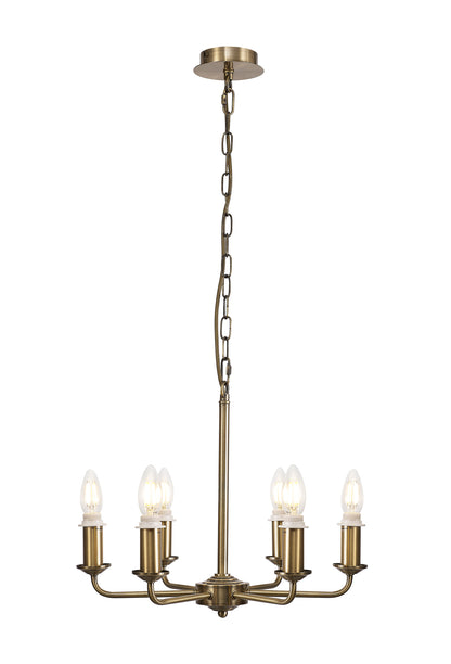 Banyan 6 Light Armed Traditional Candelabra E14   (Deco D0671)