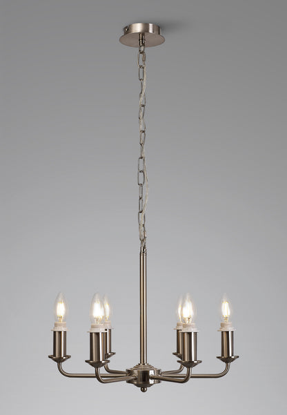 Banyan 6 Light Armed Traditional Candelabra E14   (Deco D0671)