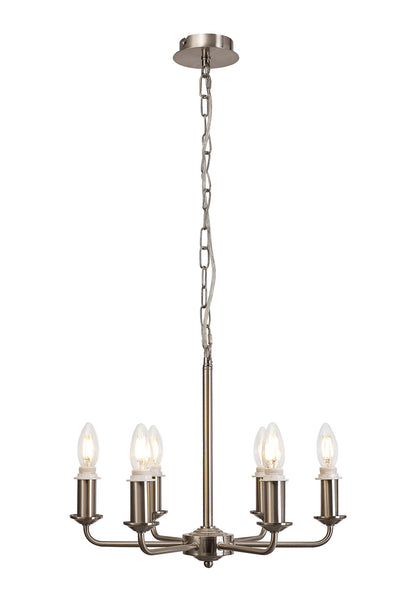 Banyan 6 Light Armed Traditional Candelabra E14   (Deco D0671)