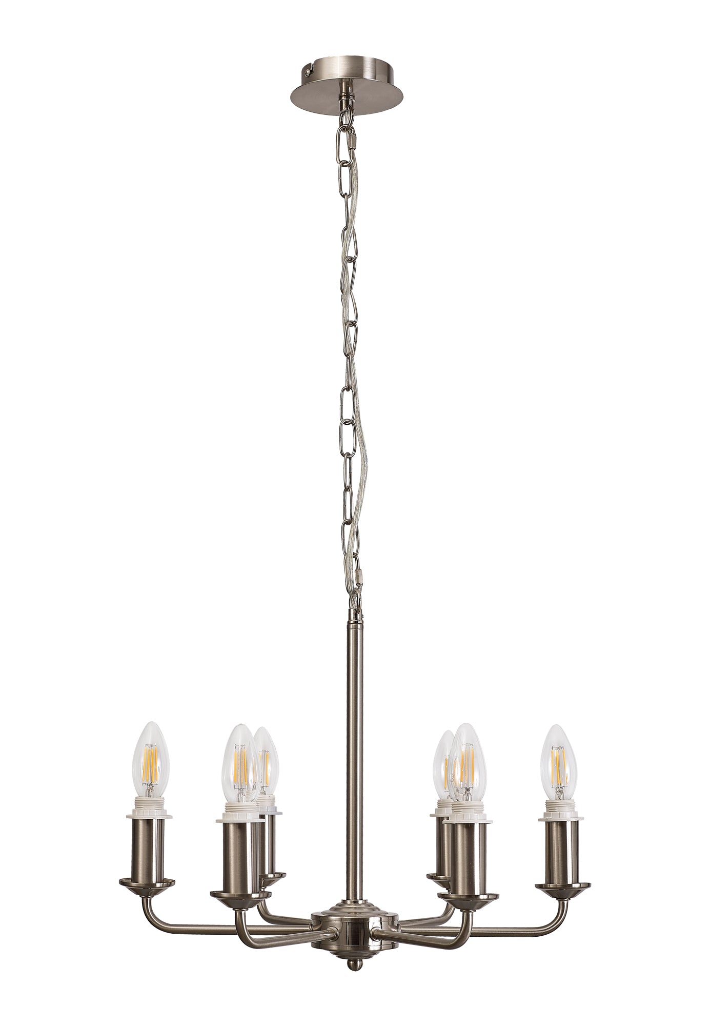 Banyan 6 Light Armed Traditional Candelabra E14   (Deco D0671)