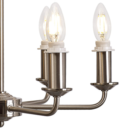 Banyan 6 Light Armed Traditional Candelabra E14   (Deco D0671)