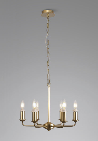 Banyan 6 Light Armed Traditional Candelabra E14   (Deco D0671)