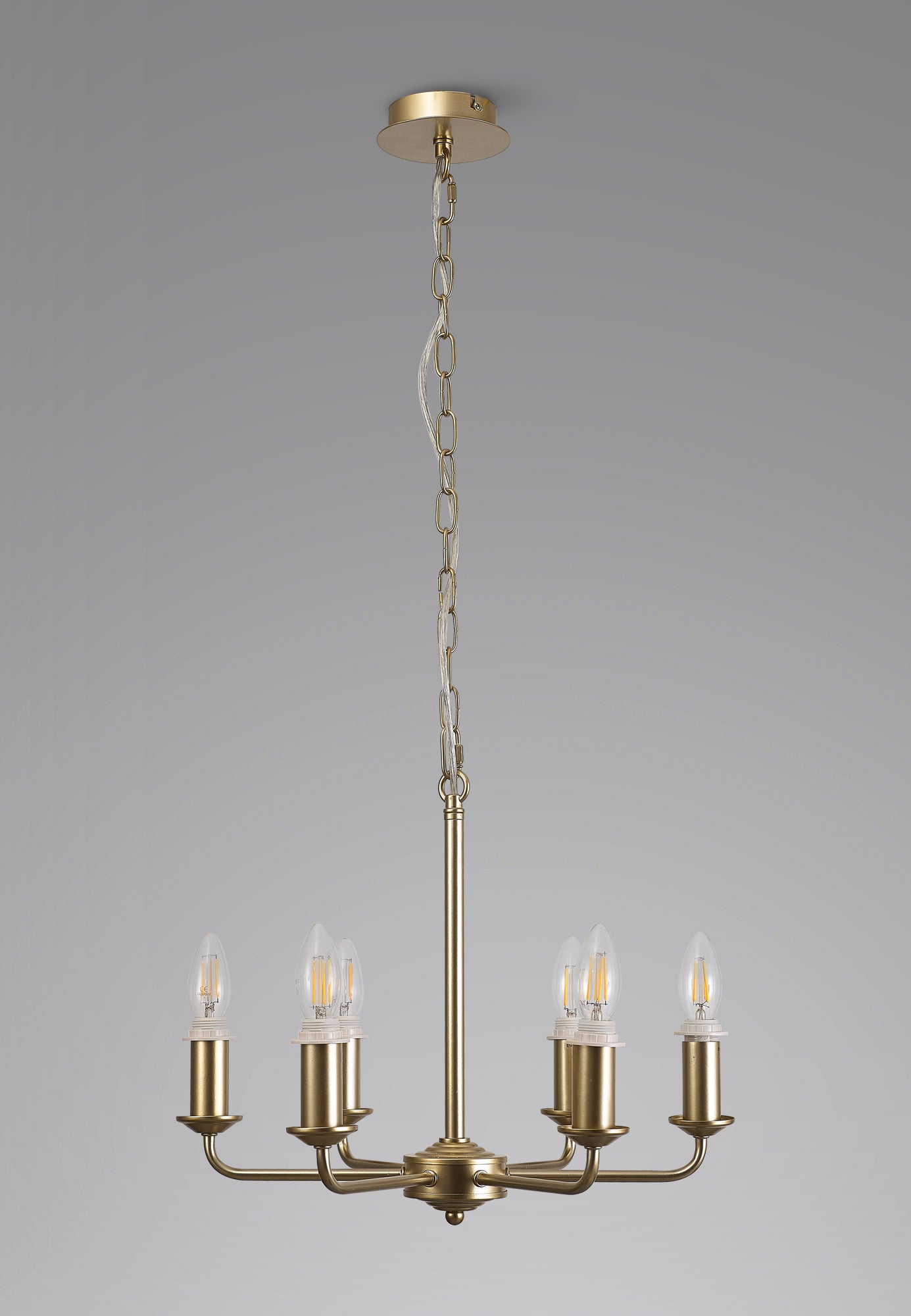 Banyan 6 Light Armed Traditional Candelabra E14   (Deco D0671)