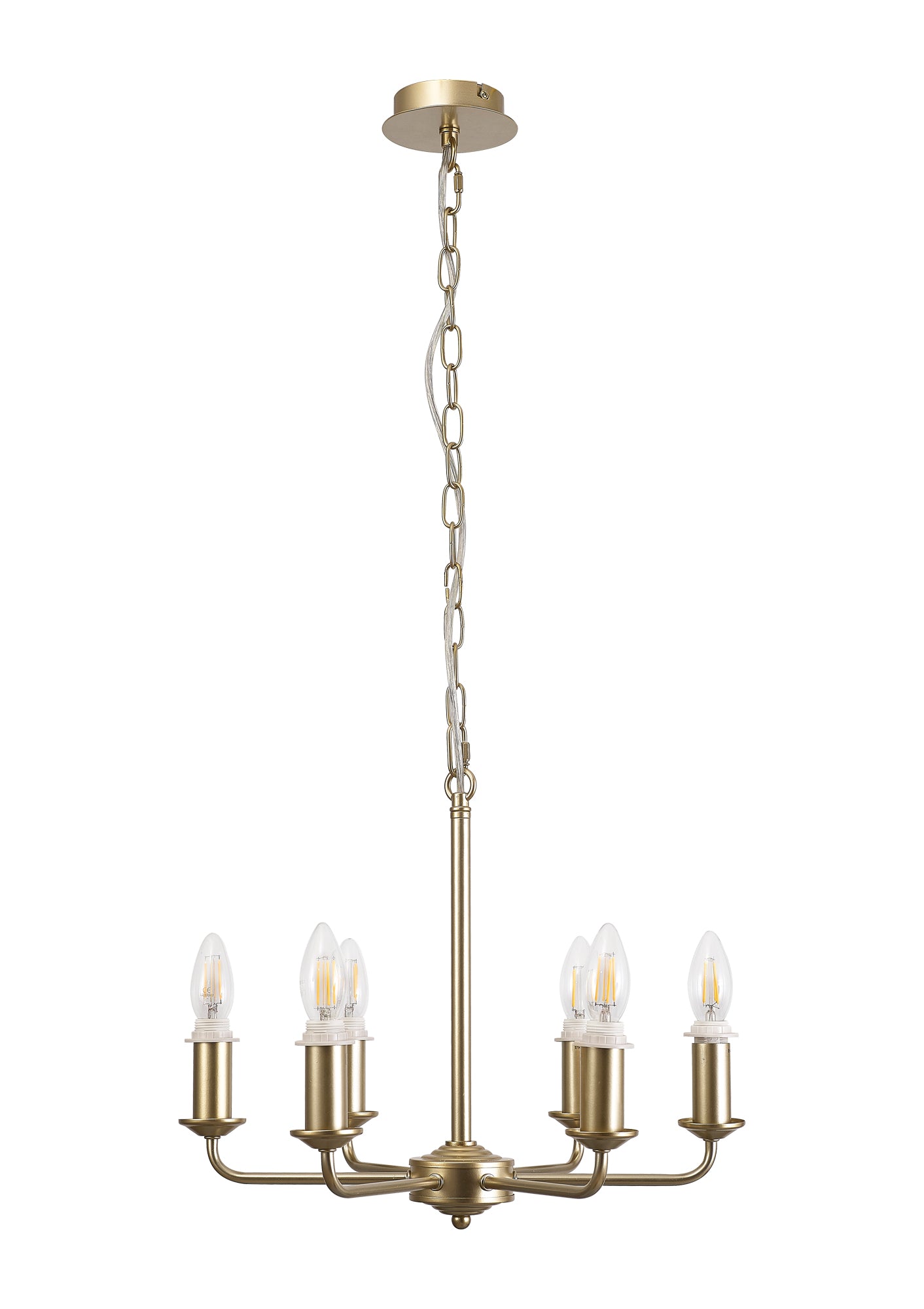 Banyan 6 Light Armed Traditional Candelabra E14   (Deco D0671)