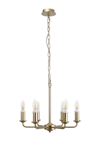 Banyan 6 Light Armed Traditional Candelabra E14   (Deco D0671)